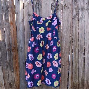 Old Navy Floral Sheath Dress with Staps & Elastic